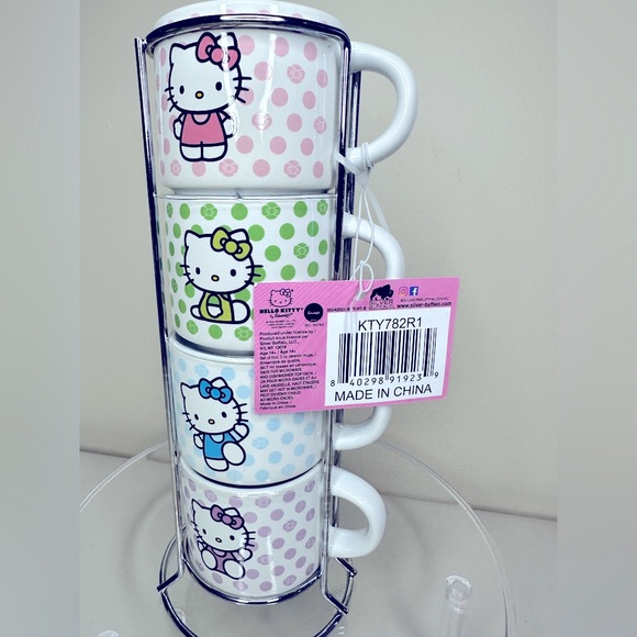 Sanrio Hello Kitty Stacked Espresso Mugs - Picture 2 of 2